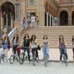 clientes en el sevilla bike tour exprilo